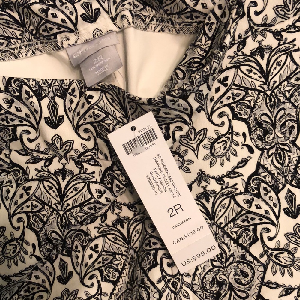 Chicos Bridgette Slim Leg Pants - Picture 6 of 6